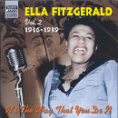 Ella Fitzgerald: It's The Way That You Do It- Vol.2, 1936-1939 (CD: Naxos Jazz Legends)