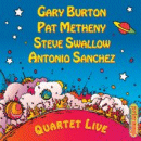 Gary Burton, Pat Metheny, Steve Swallow & Antonio Sanchez: Quartet Live (CD: Concord)